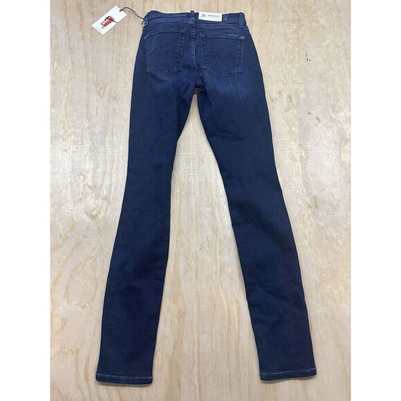 7 For All Mankind Seven Jeans Gwenevere 24 Dark Wash Skinny  NWTs $198 - Picture 6 of 6